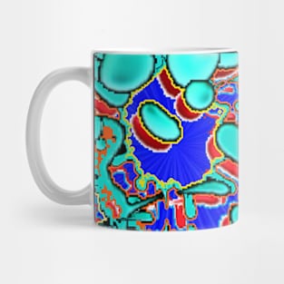 Purple Abstract Arty Mug